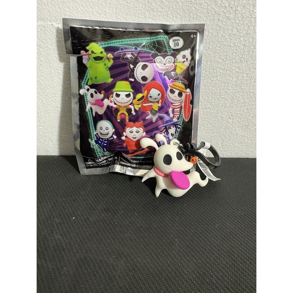 Disney Zero Nightmare Before Christmas Zero Series 10 Keychain Bag Clip Monogram